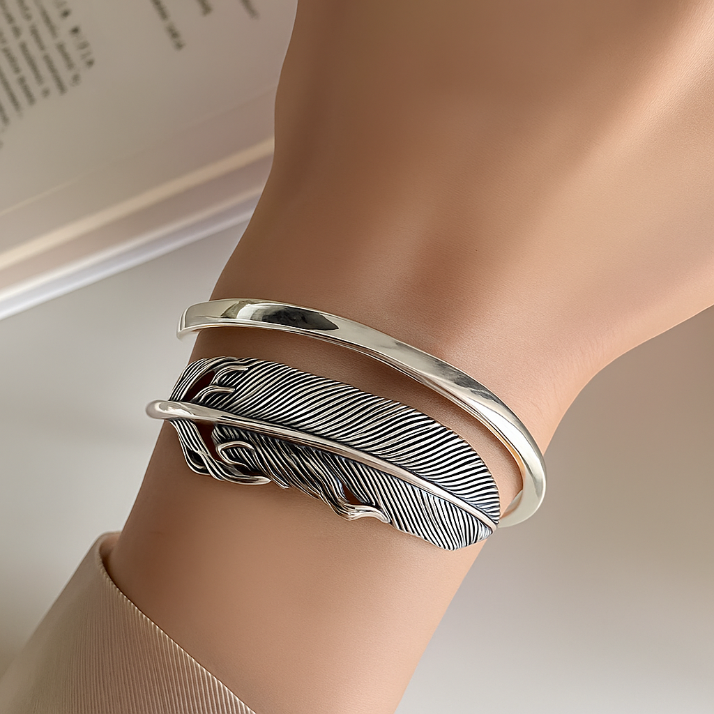 Pulsera de Plata 925 - Follaje