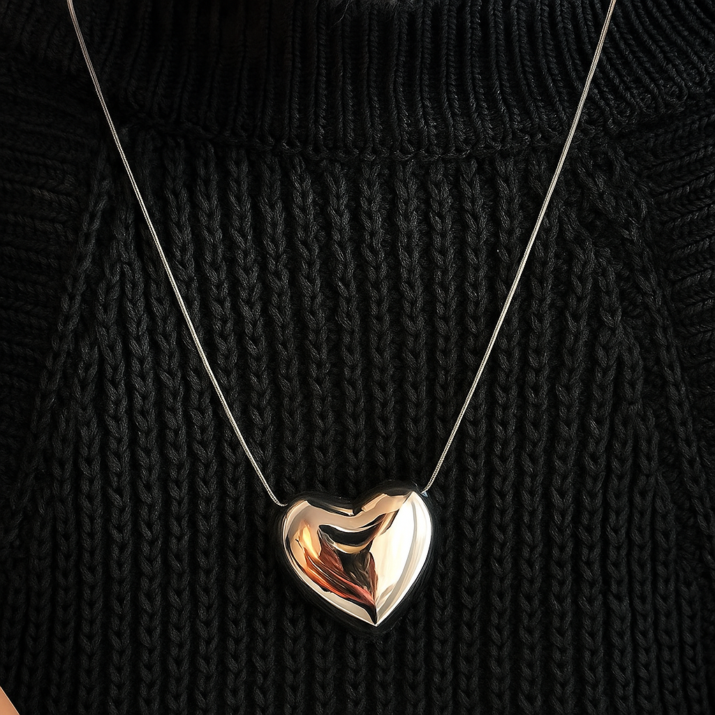 Collar de Plata 925 - Gran Corazon