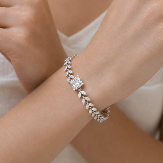 Pulsera de Plata 925 - Flora
