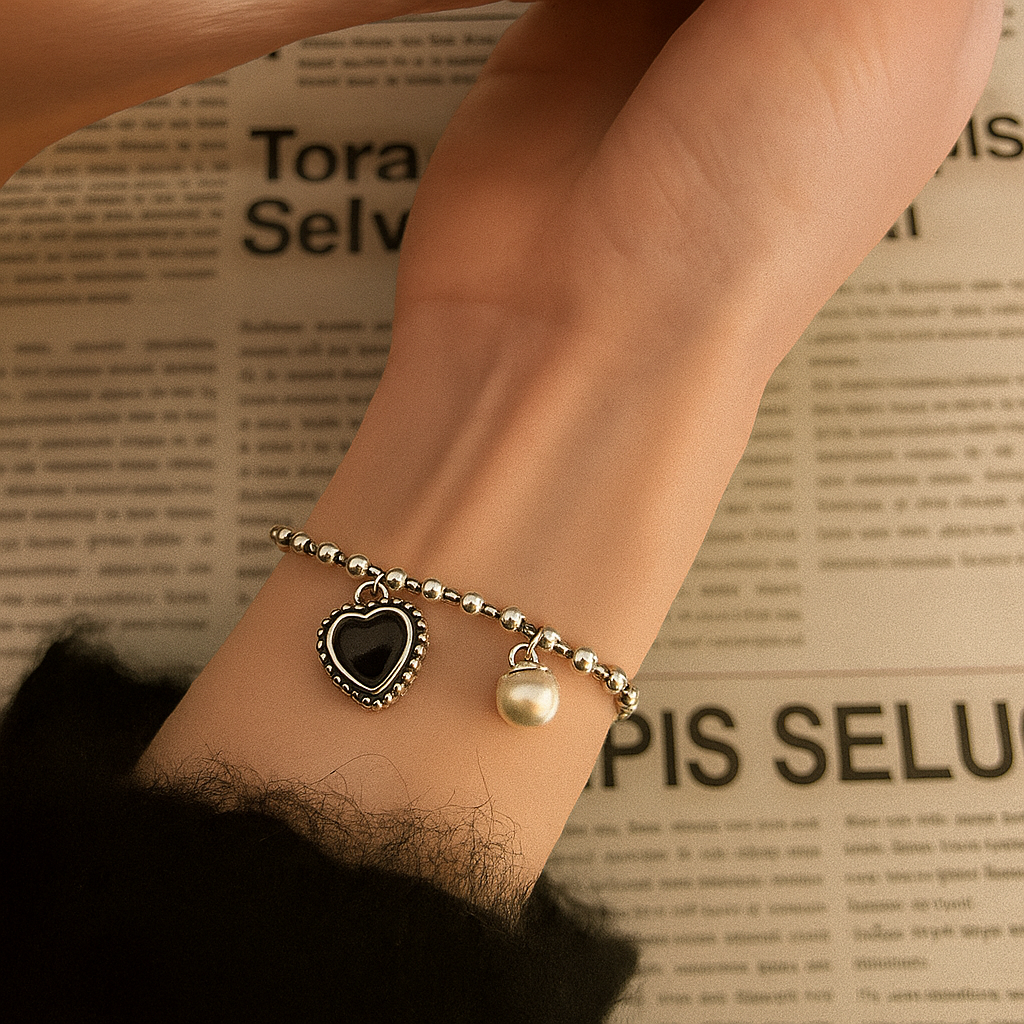 Pulsera de Plata 925 - Corazón fuerte
