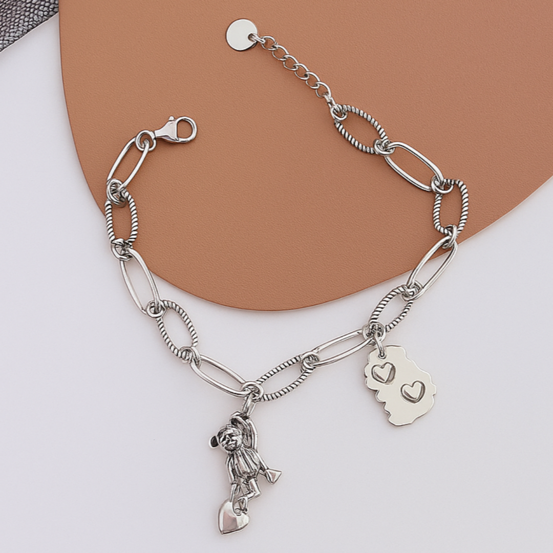 Pulsera de Plata 925 - Bear