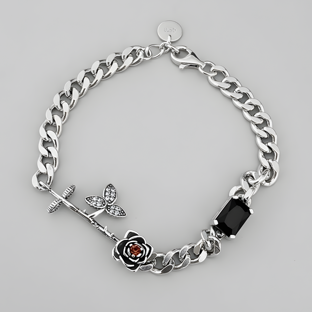 Pulsera de Plata 925 con colgantes - Julia