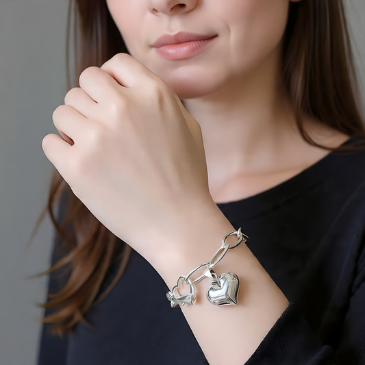 Pulsera de Plata 925 - Love Strong