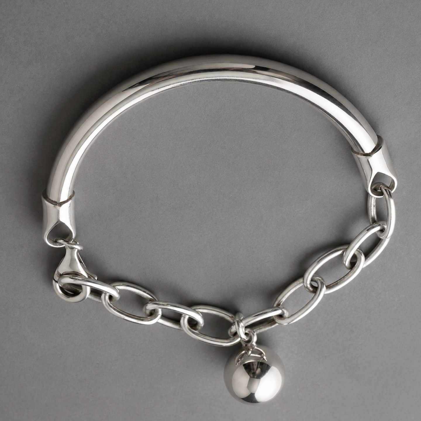 Pulsera de Plata 925 con colgante esférico - Boll