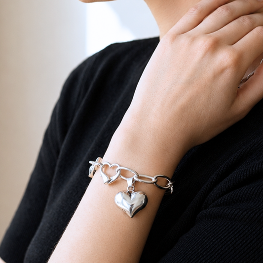 Pulsera de Plata 925 - Love Strong