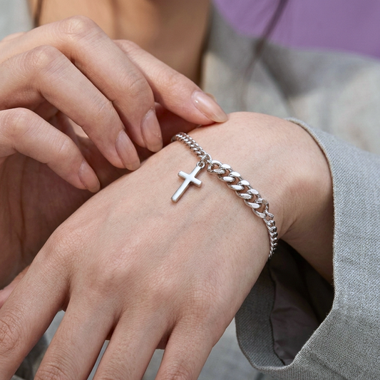 Pulsera de Plata 925 - La cruz