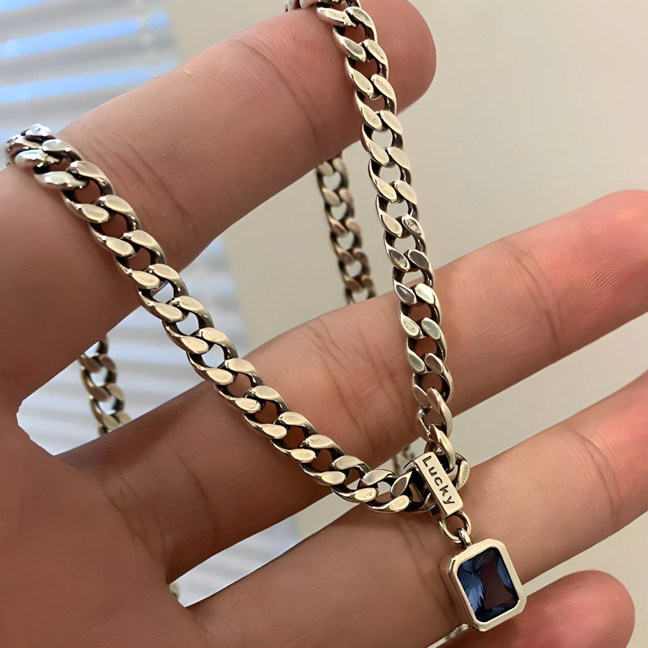 Collar de plata 925 - Océano