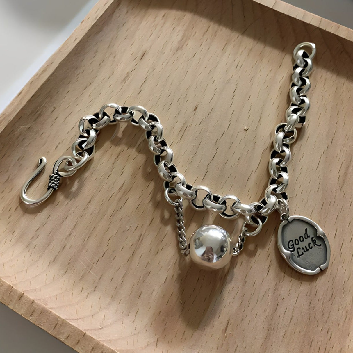 Pulsera de Plata 925 - Good luck