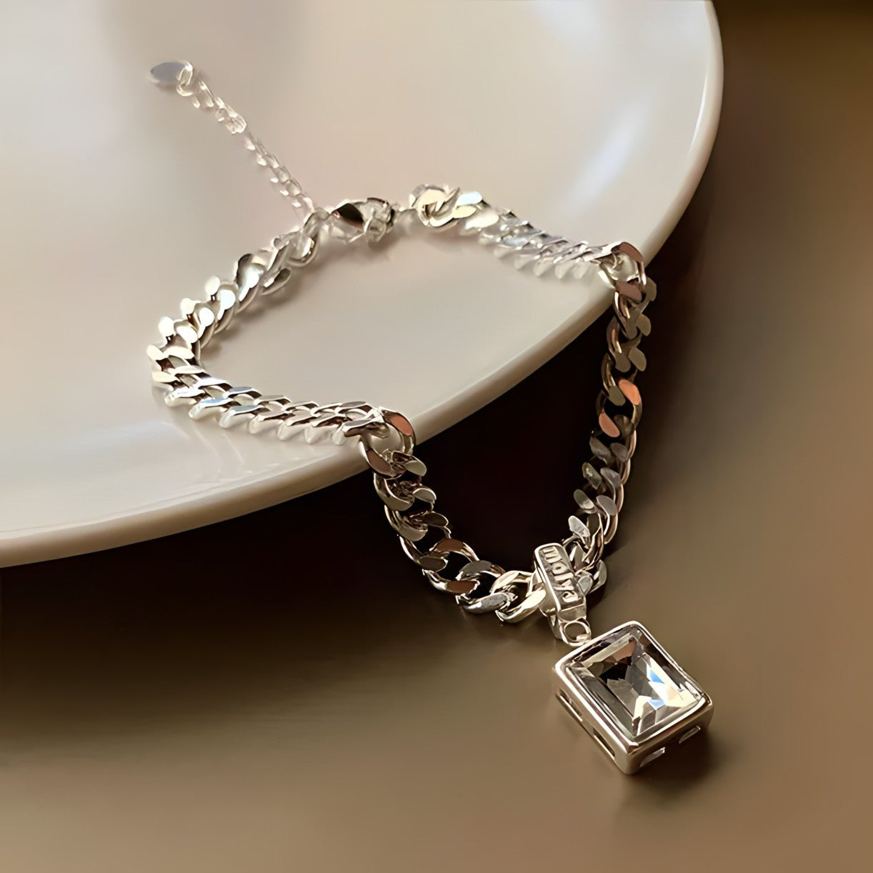 Pulsera de Plata 925 - Morganita