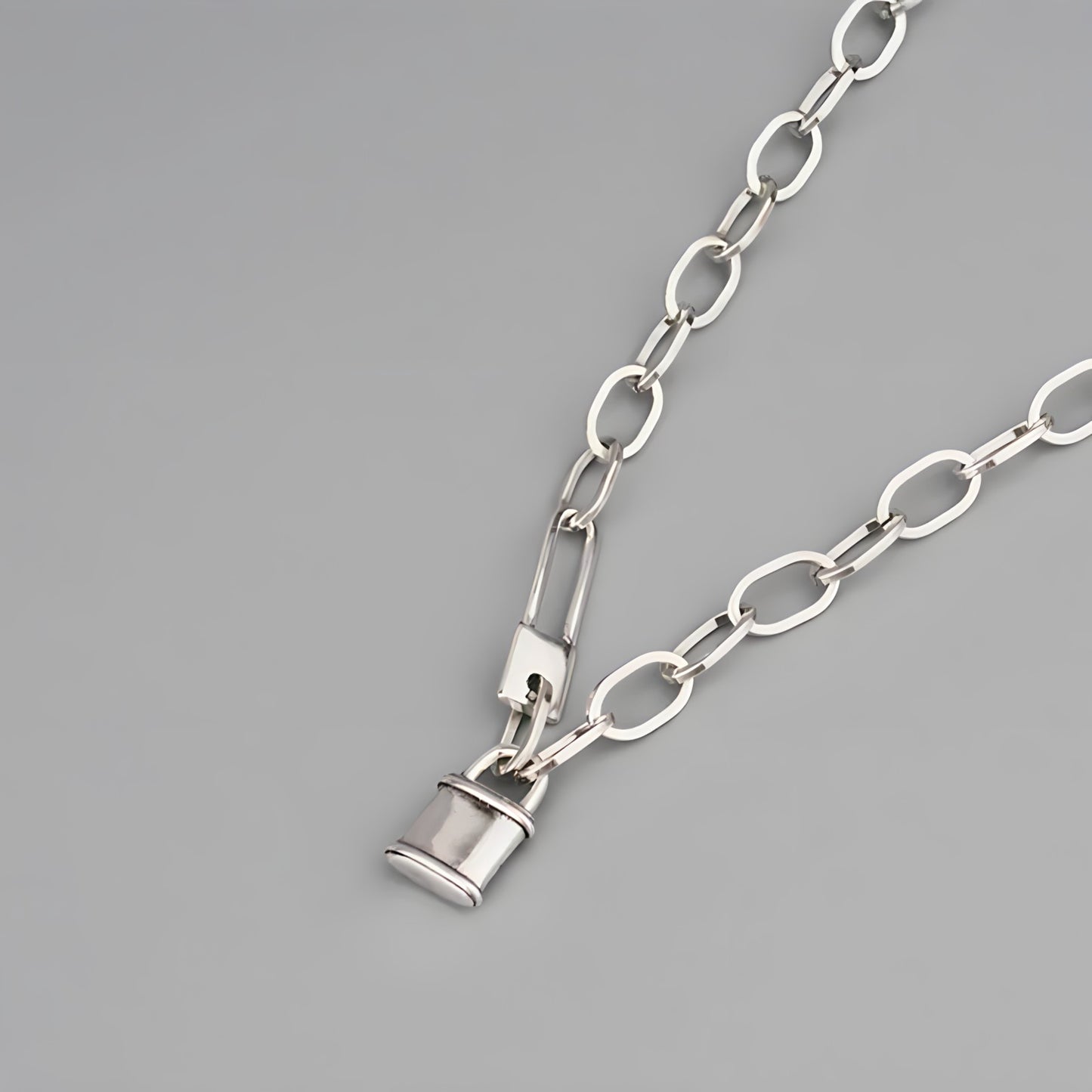 Collar de Plata 925 - Candado