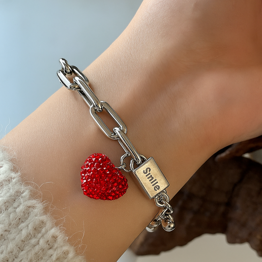 Pulsera de Plata 925 - Campo de fresas