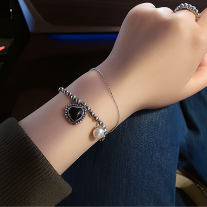 Pulsera de Plata 925 - Corazón fuerte