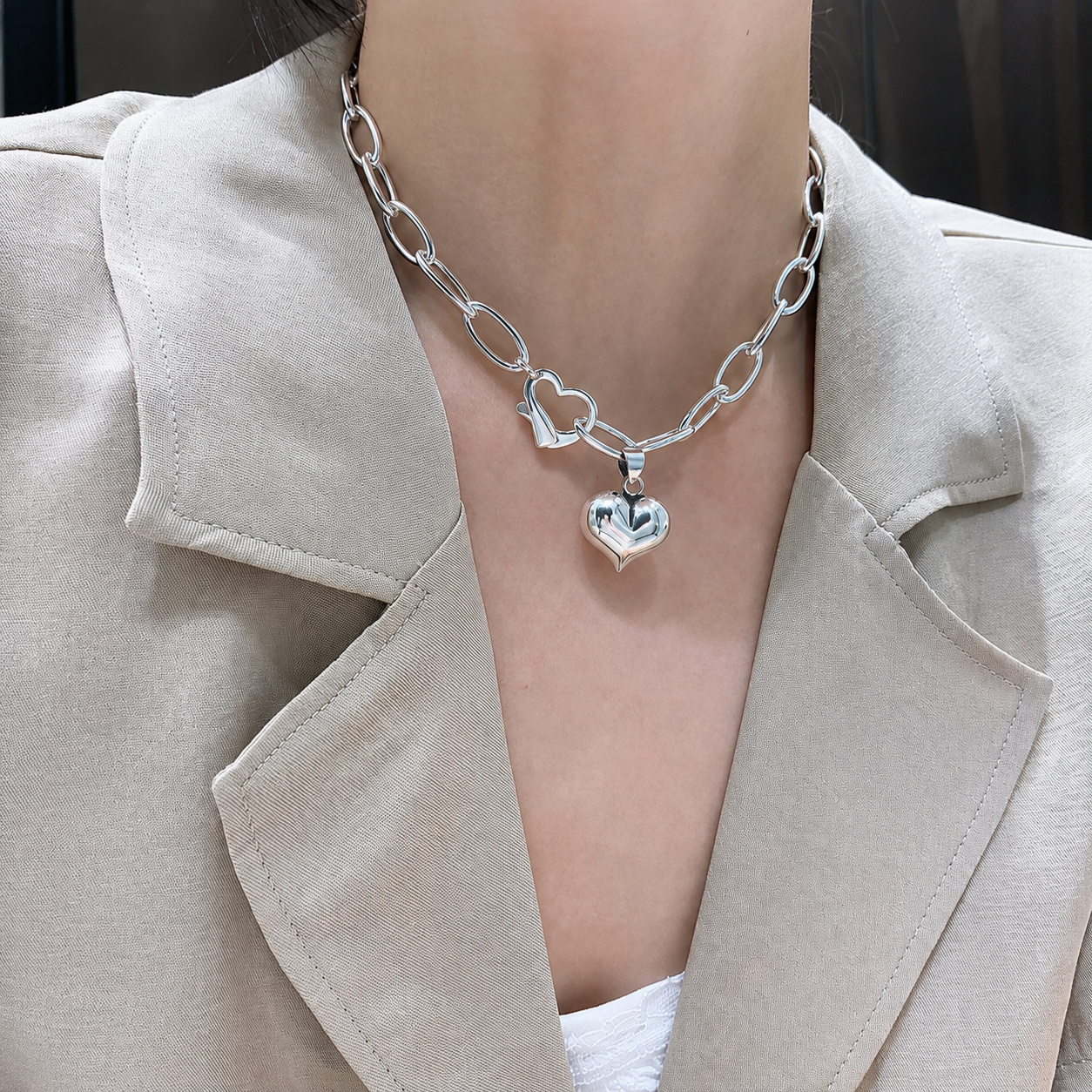 Collar de Plata 925 - Love Strong