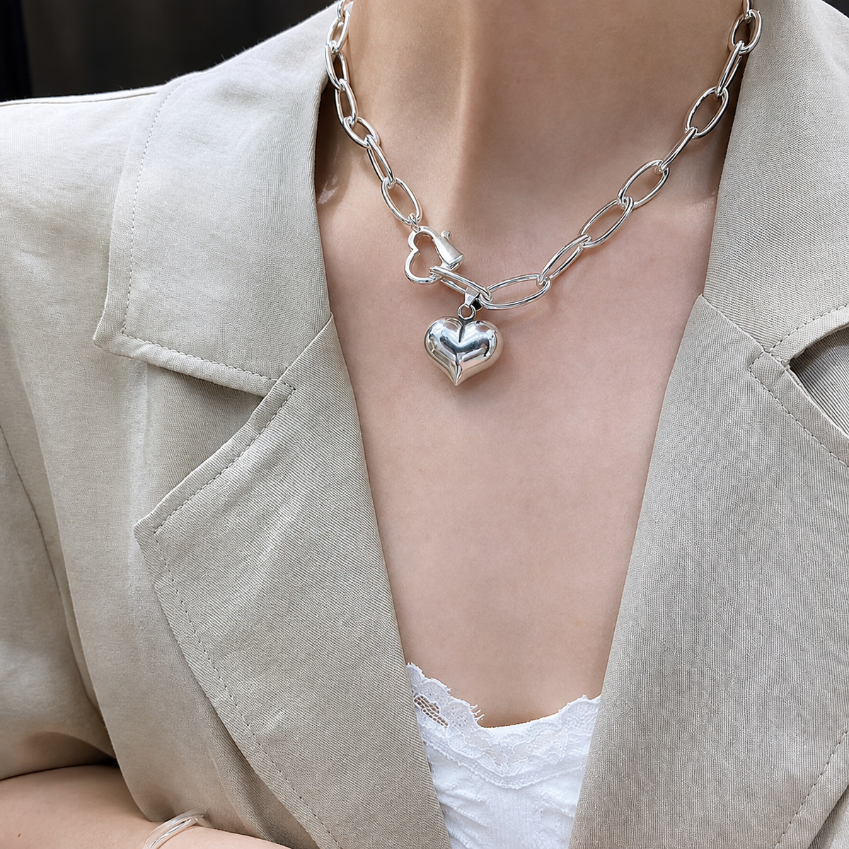 Collar de Plata 925 - Love Strong
