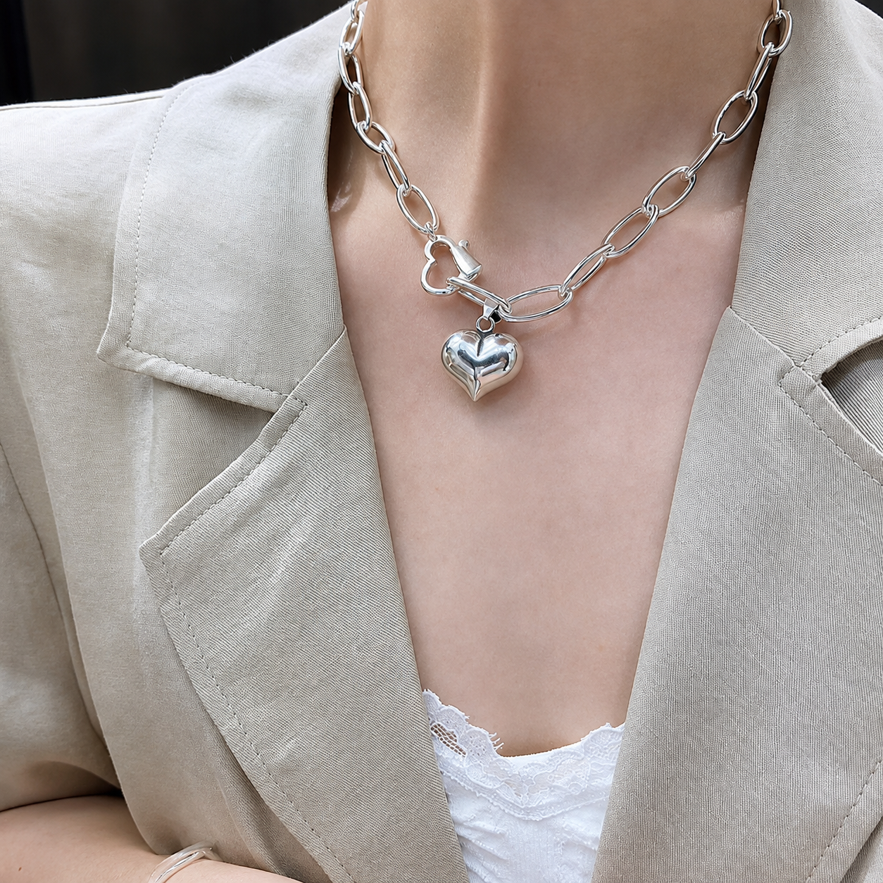 Collar de Plata 925 - Love Strong