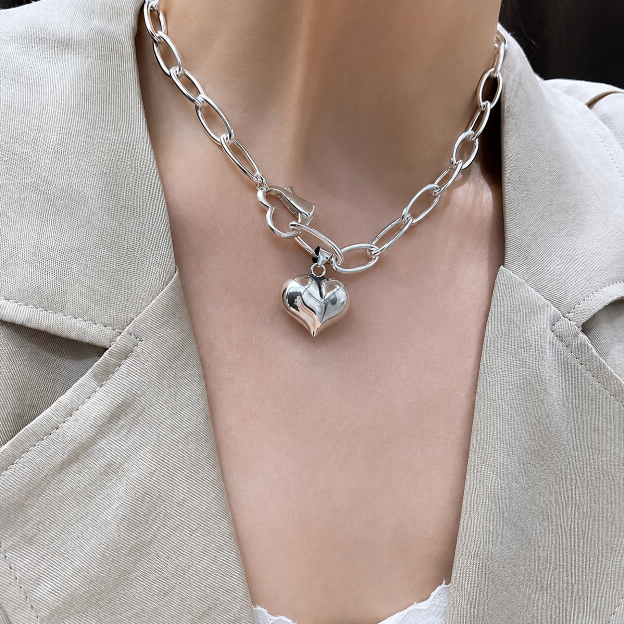 Collar de Plata 925 - Love Strong