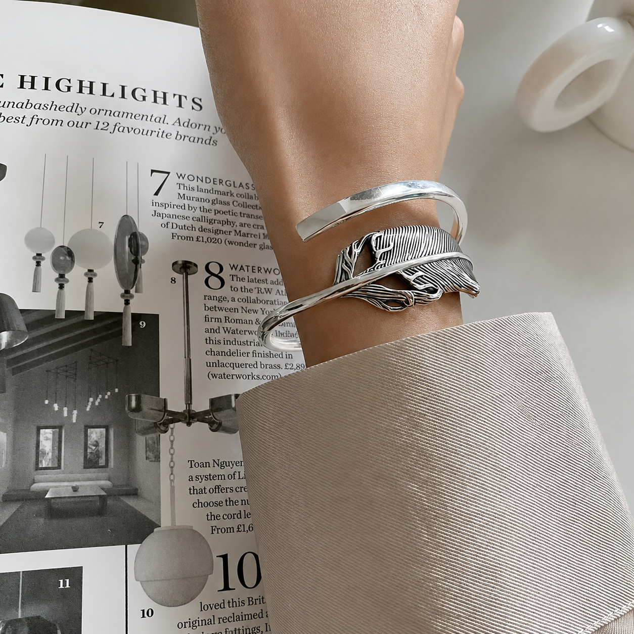 Pulsera de Plata 925 - Follaje