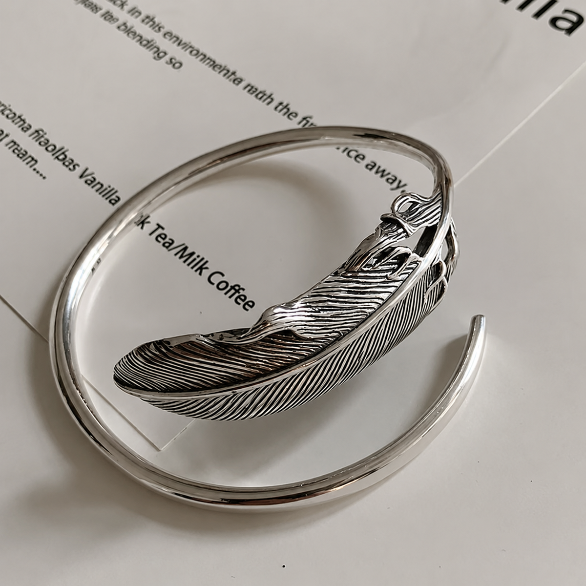 Pulsera de Plata 925 - Follaje
