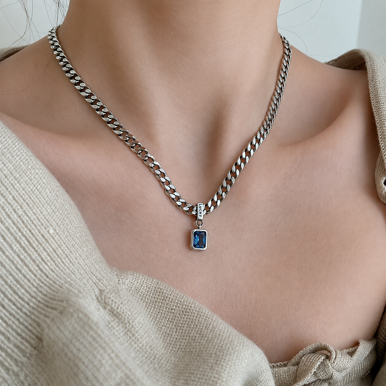 Collar de Plata 925 - Océano