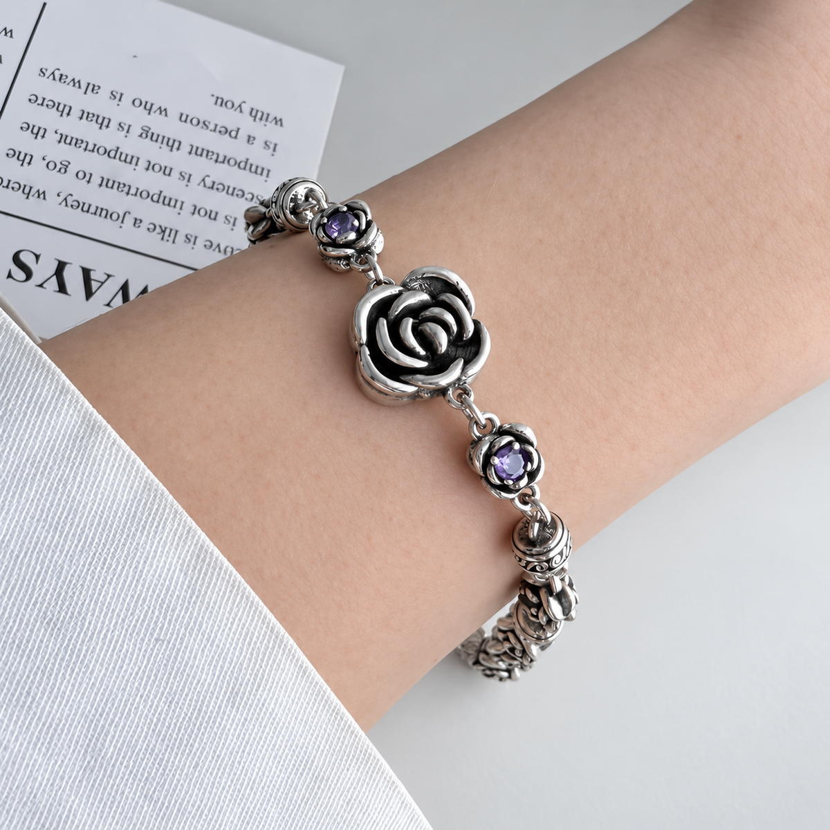 Pulsera de Plata 925 - Rosaria