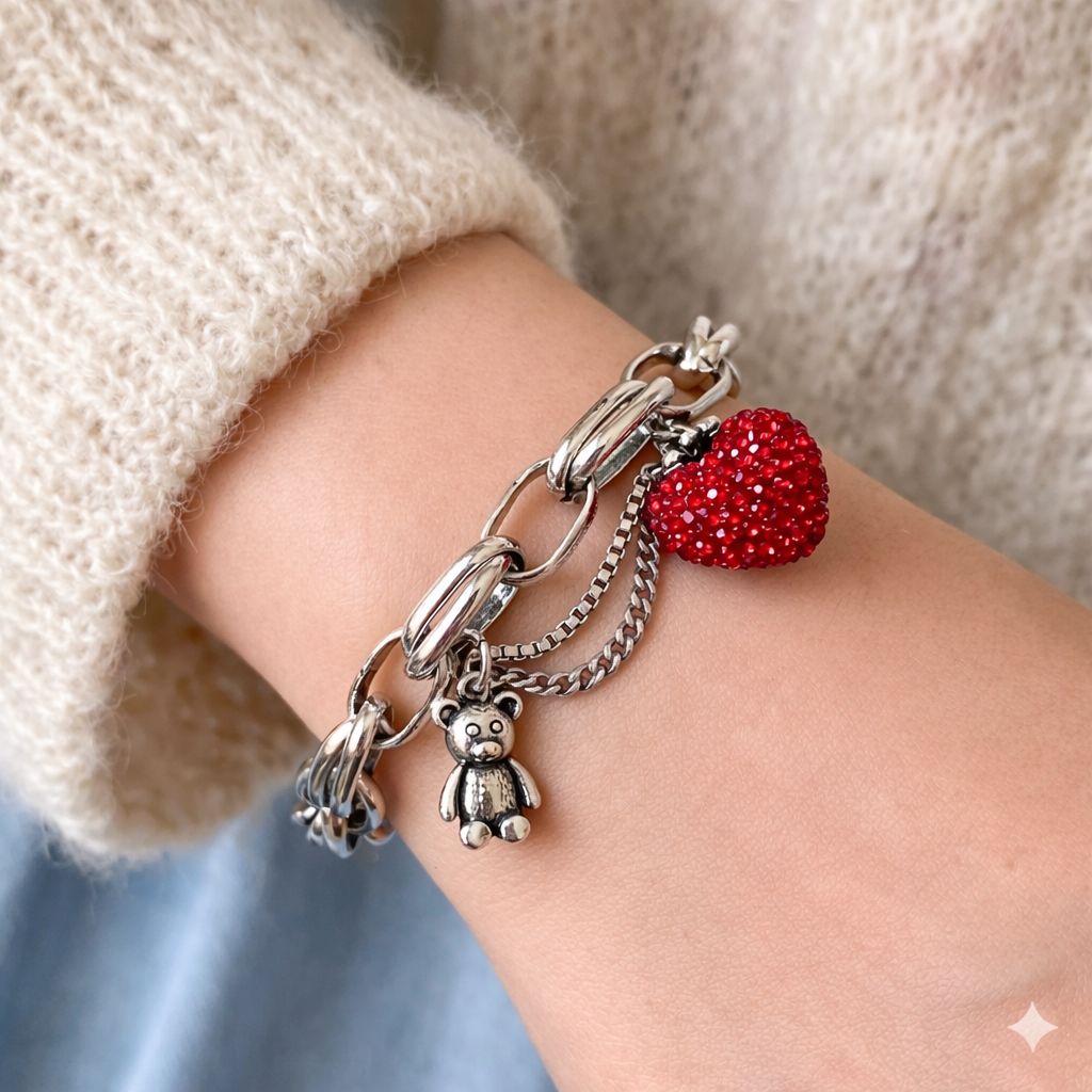 Pulsera de Plata 925 - Berry
