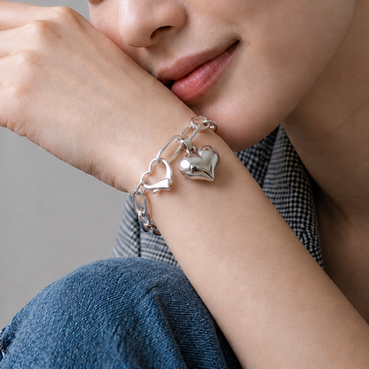 Pulsera de Plata 925 - Love Strong