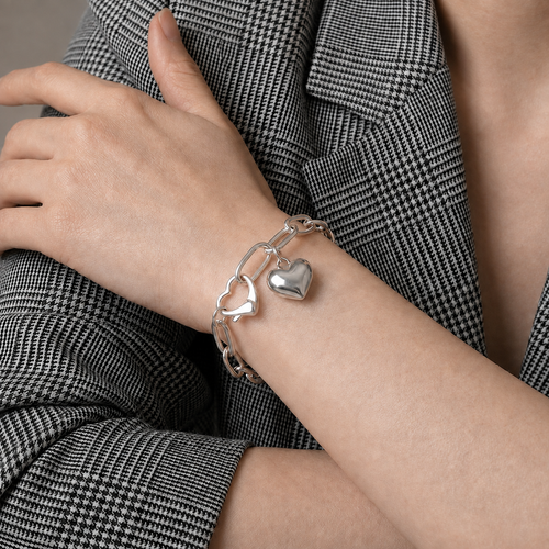 Pulsera de Plata 925 - Love Strong