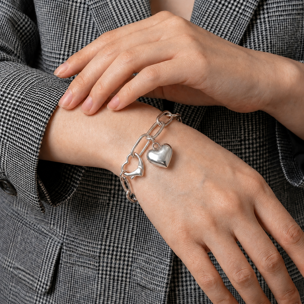 Pulsera de Plata 925 - Love Strong