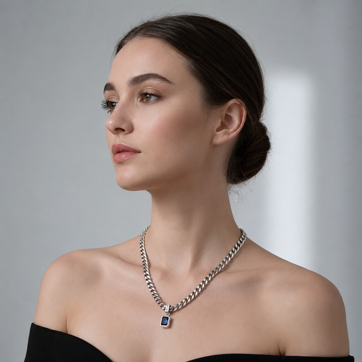 Collar de plata 925 - Océano
