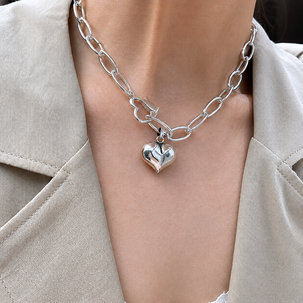 Collar de Plata 925 - Love Strong