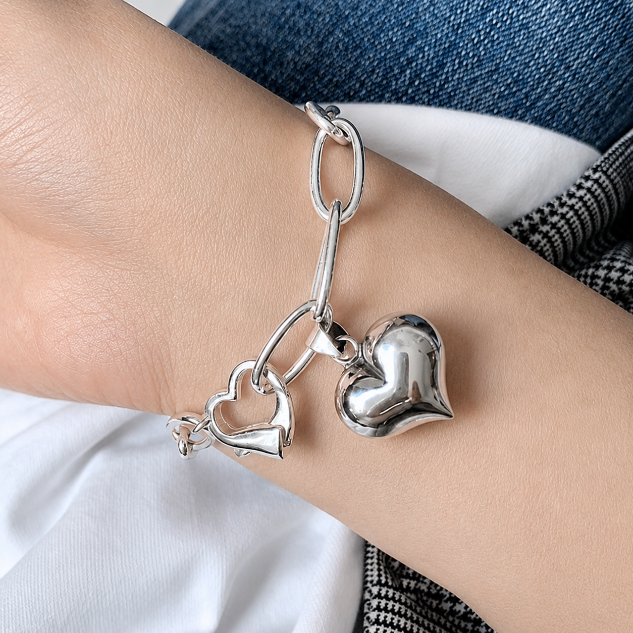 Pulsera de Plata 925 - Love Strong