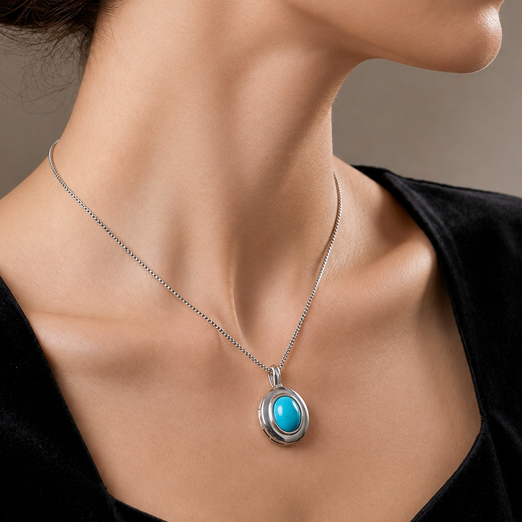 Collar de Plata 925 - Opalina