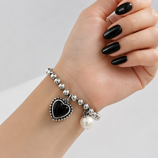 Pulsera de Plata 925 - Corazón fuerte