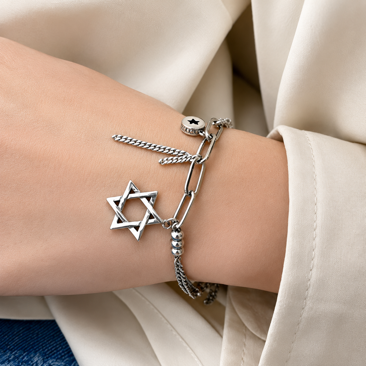 Pulsera de Plata 925 - Estrella