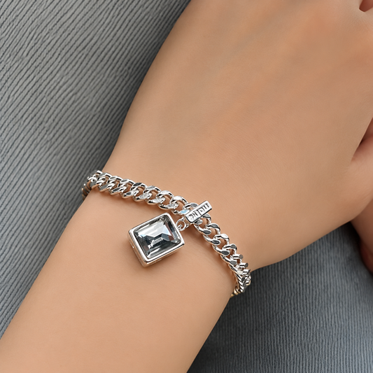 Pulsera de Plata 925 - Morganita