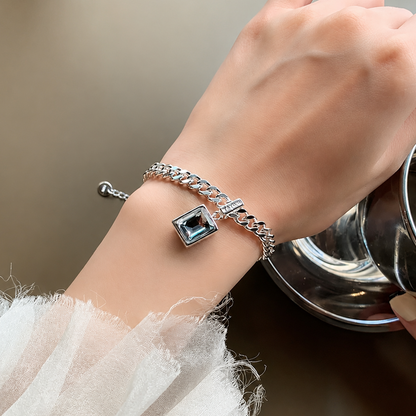 Pulsera de Plata 925 - Morganita