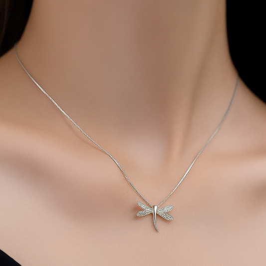 Collar de Plata 925 con colgante de mariposa - Camile