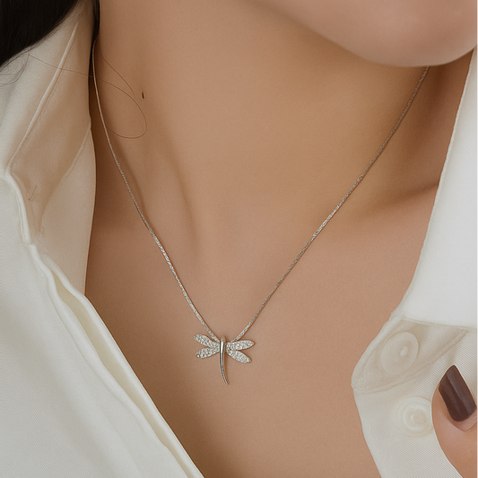 Collar de Plata 925 con colgante de mariposa - Camile