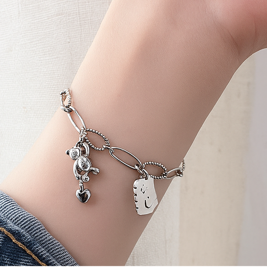 Pulsera de Plata 925 - Bear