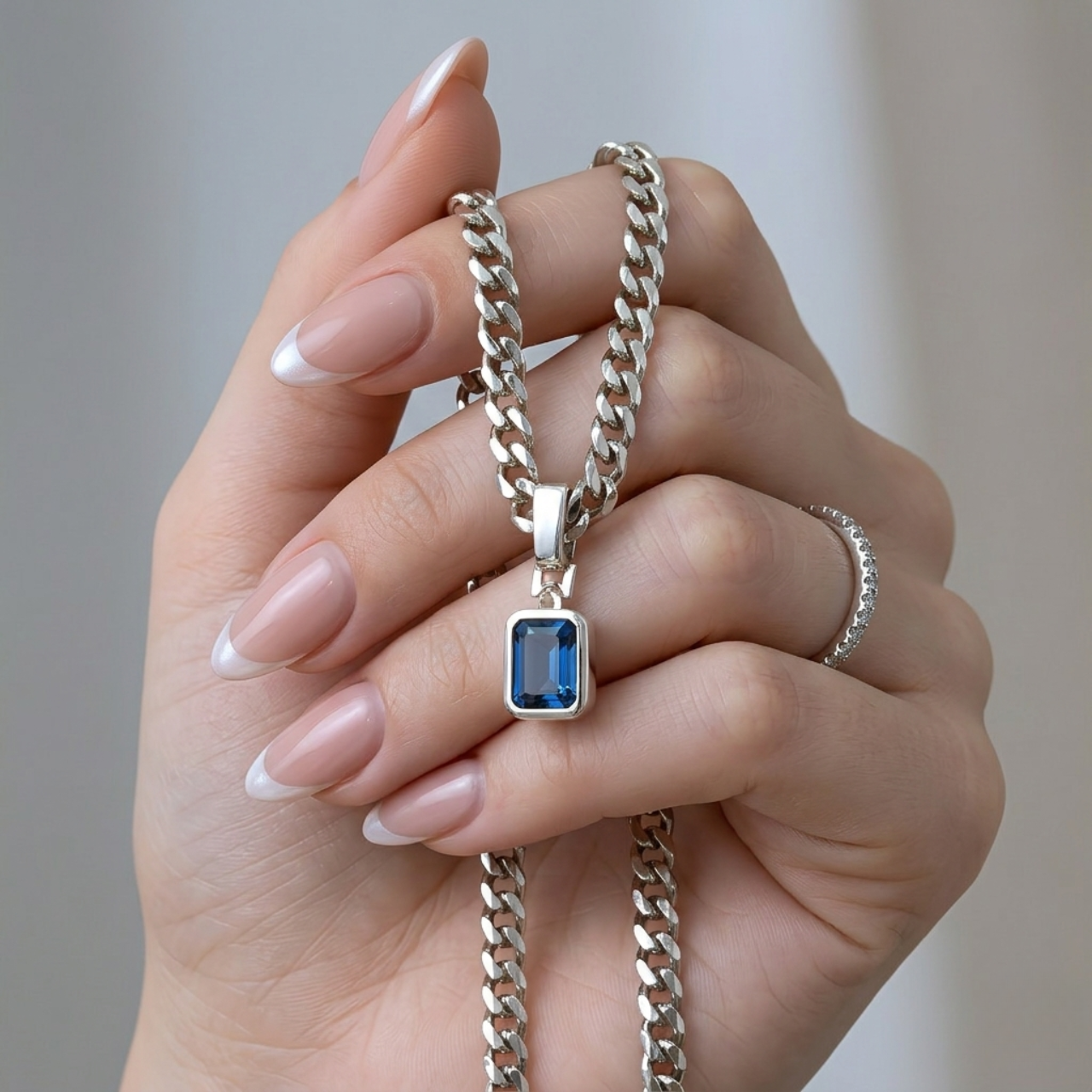 Collar de plata 925 - Océano