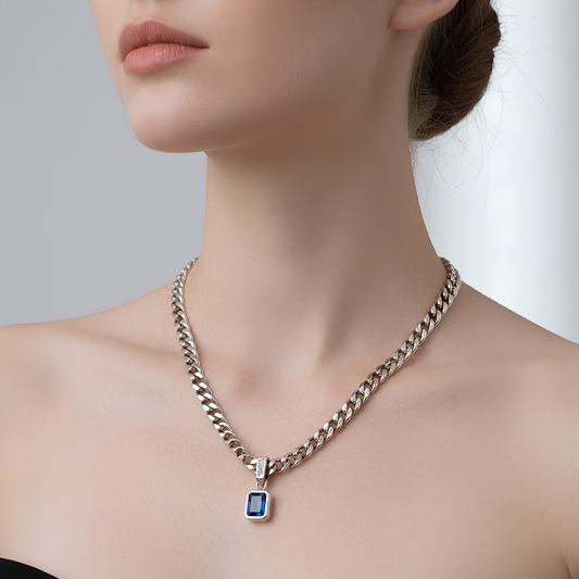 Collar de Plata 925 - Océano