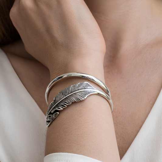 Pulsera de Plata 925 - Follaje