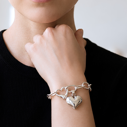 Pulsera de Plata 925 - Love Strong