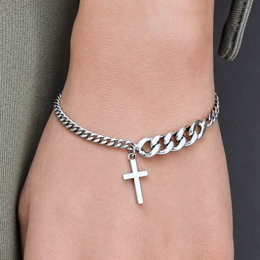 Pulsera de Plata 925 - La cruz