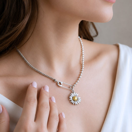 Collar de Plata 925 - Margarita
