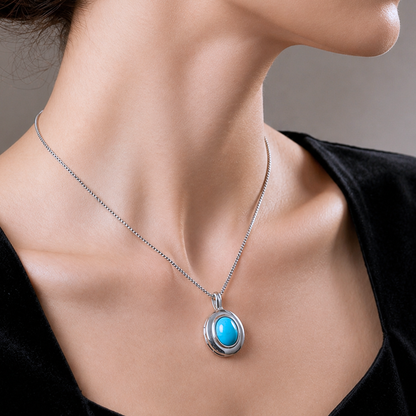 Collar de Plata 925 - Opalina