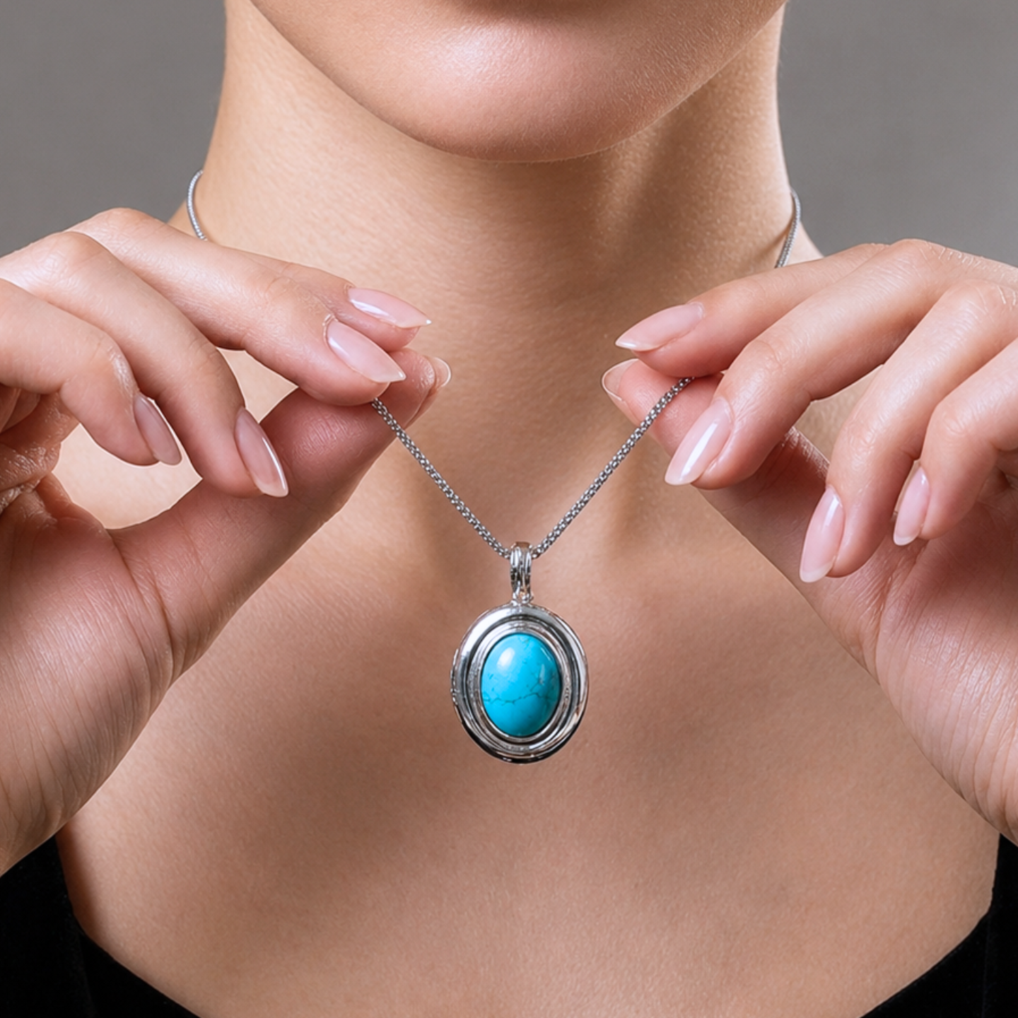 Collar de Plata 925 - Opalina