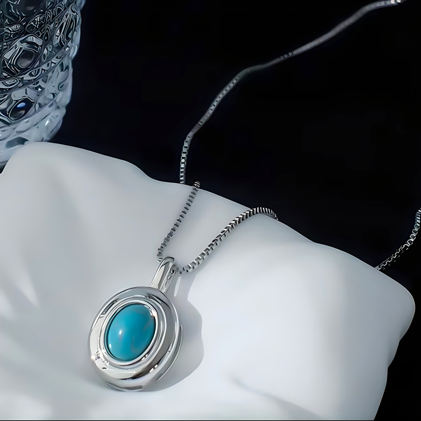 Collar de Plata 925 - Opalina