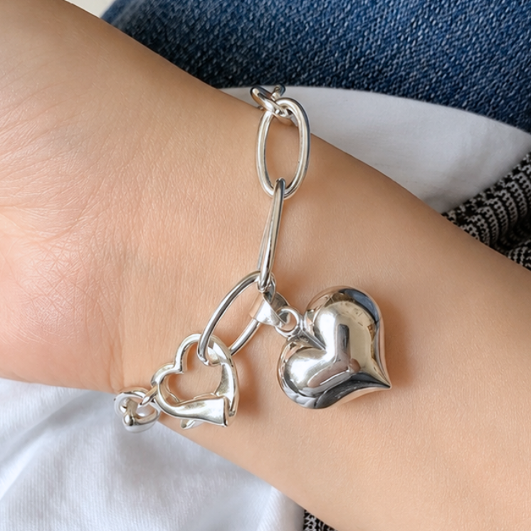 Pulsera de Plata 925 - Love Strong
