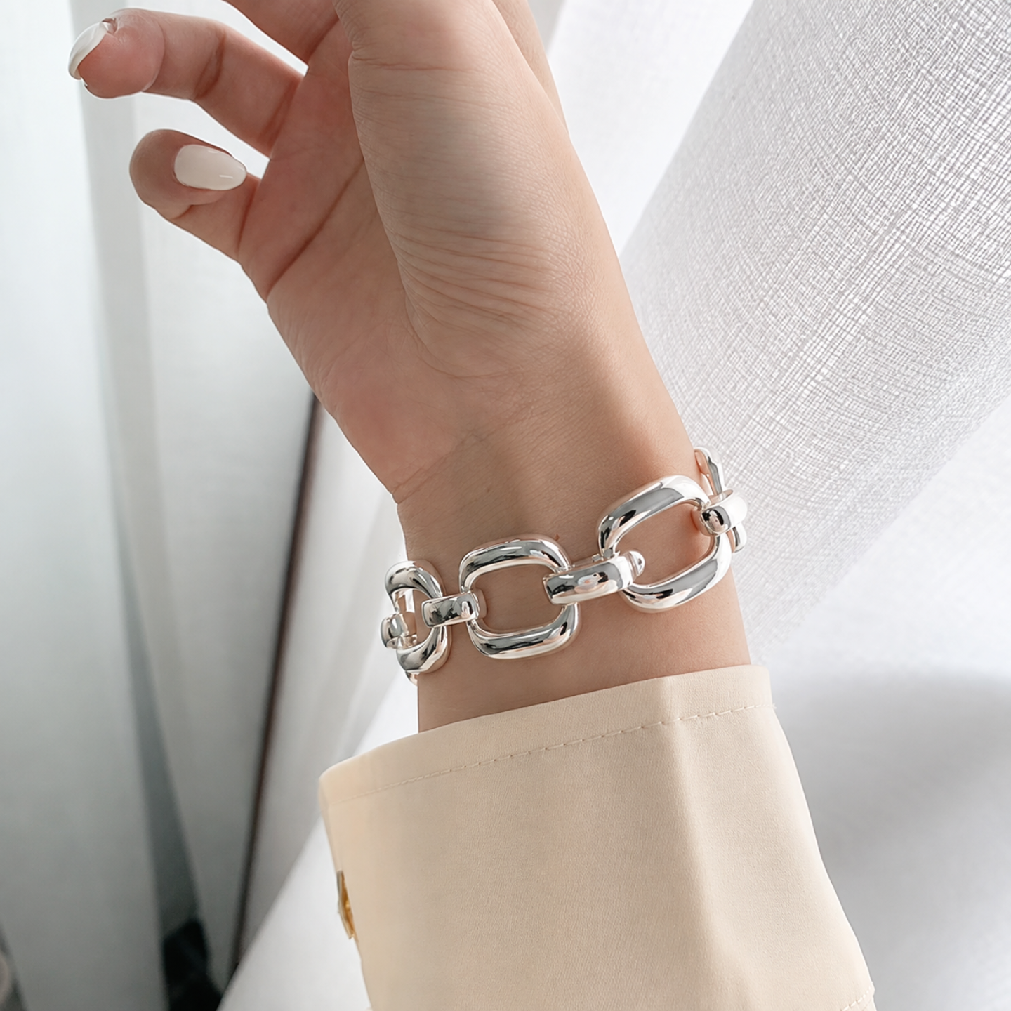 Pulsera de Plata 925 - Cadena